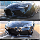Toyota Supra 2019– Nástavec předního nárazníku Lip V1 (karbon) fotografie 6