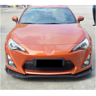 Toyota GT86 2011– Karbonový nástavec předního nárazníku Lip V3 fotografie 2