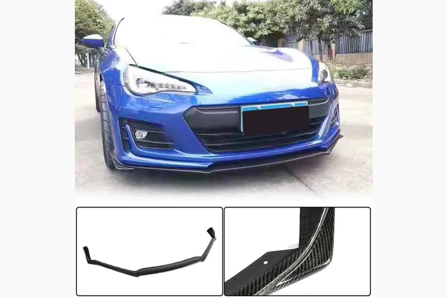 Subaru BRZ 2012–2021 Přední spoilerový lip V1 na nárazník (2017-2021, karbon) Image