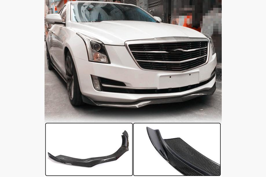 Cadillac ATS 2012–2019 Karbonový přední Lip na nárazník (pro Base) Image