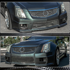 Cadillac CTS 2007–2014 Karbonové nástavce předního nárazníku Flap (pro CTS V Coupe, karbon) fotografie 3