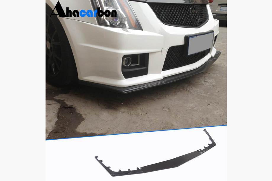 Cadillac CTS 2007–2014 Karbonový nástavec předního nárazníku Lip V1 (pro CTS V Coupe) Fotografie 1