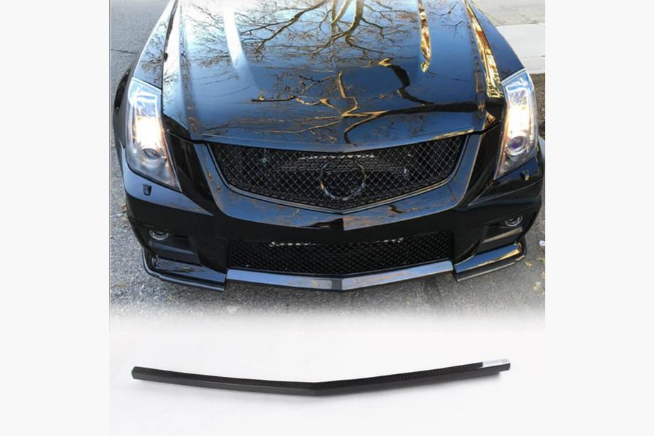 Cadillac CTS 2007–2014 Karbonový lip spoiler předního nárazníku Lip V2 (pro CTS V Coupe) Fotografie 1