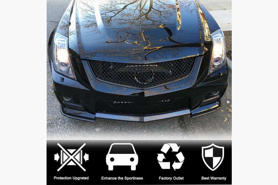 Cadillac CTS 2007–2014 Karbonový lip spoiler předního nárazníku Lip V2 (pro CTS V Coupe) Fotografie 3