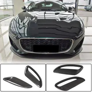 Lišty na kapotu (2021+, karbon) Jaguar F-Type 2013–2024 fotografie 1