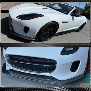 Karbonový nástavec předního nárazníku Lip (pro Base 2017-2019) Jaguar F-Type 2013–2024 fotografie 4