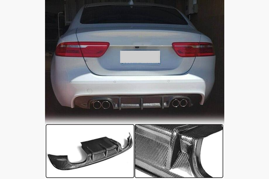 Jaguar XE 2016– Difuzor zadního nárazníku V1 (2015-2019, karbon) Image