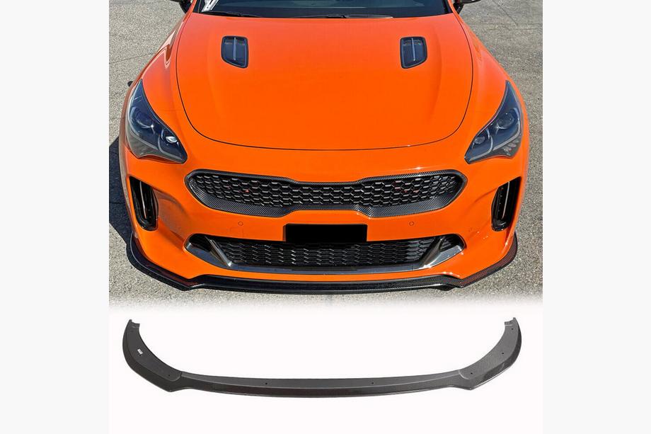 Kia Stinger 2017–2023 Nástavec předního nárazníku Lip (karbon) Image
