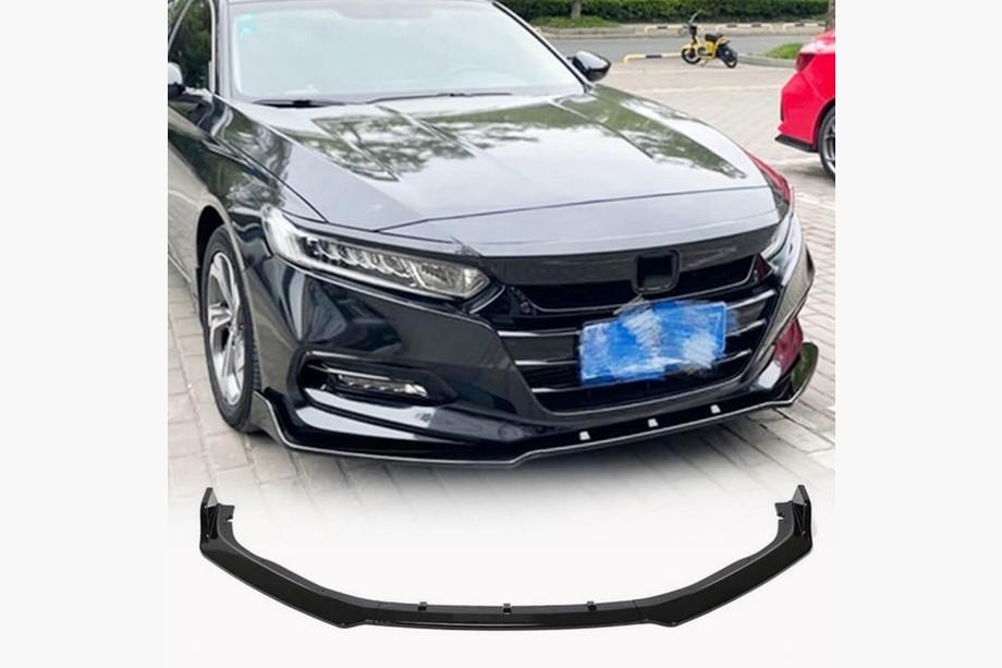 Honda Accord X 2017–2022 Přední lip spoiler na nárazník (2018-2021, plast) Fotografie 1