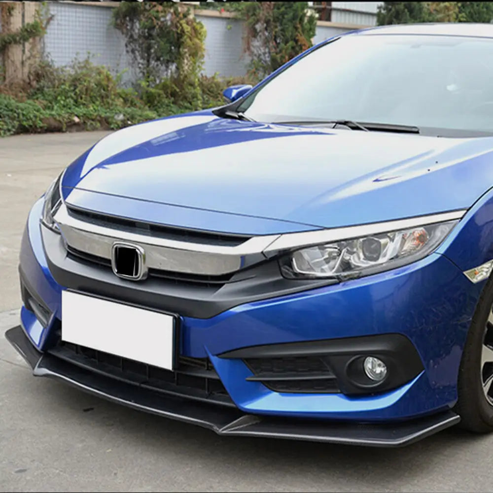 Nástavec předního nárazníku Lip (karbon) Honda Civic Sedan X 2016–2021 fotografie 2