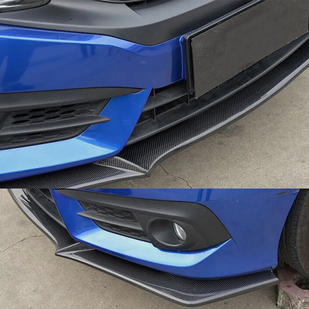 Nástavec předního nárazníku Lip (karbon) Honda Civic Sedan X 2016–2021 fotografie 3