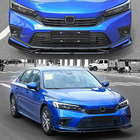 Honda Civic Sedan 2021– Lip spoiler předního nárazníku Lip V1 (plast) fotografie 3