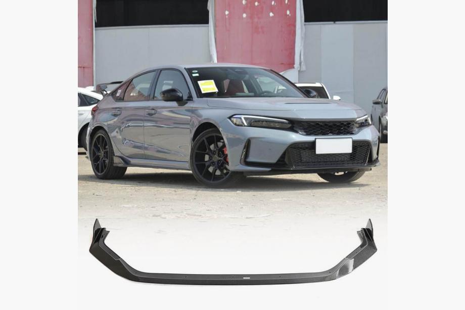 Honda Civic HB 2021– Karbonový nástavec předního nárazníku Lip V3 Image