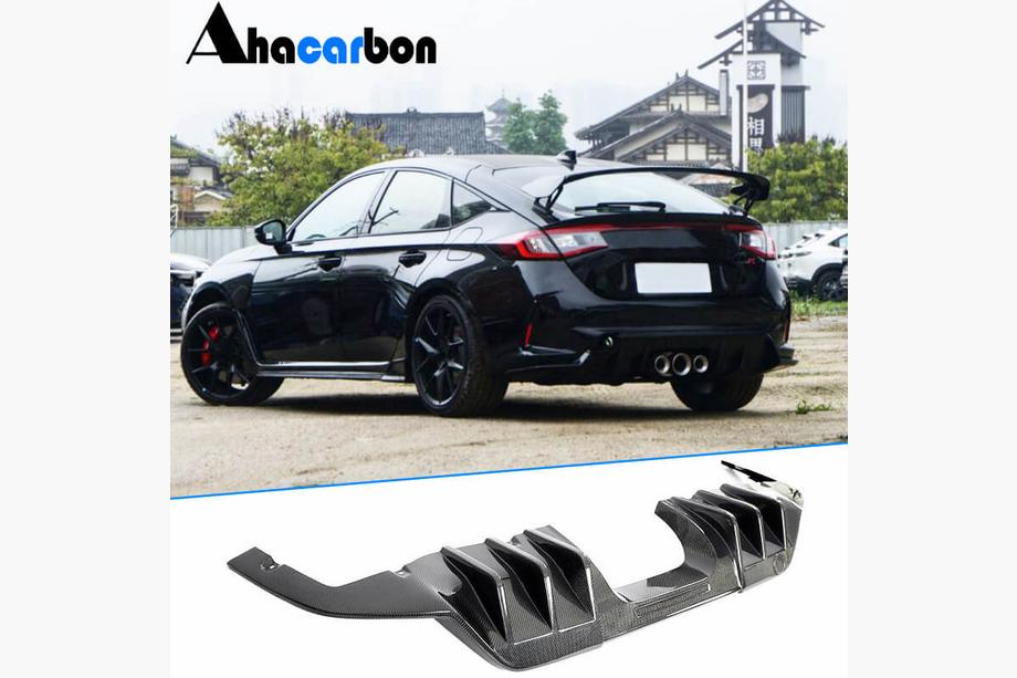 Honda Civic HB 2021– Difuzor zadního nárazníku (karbon) Image