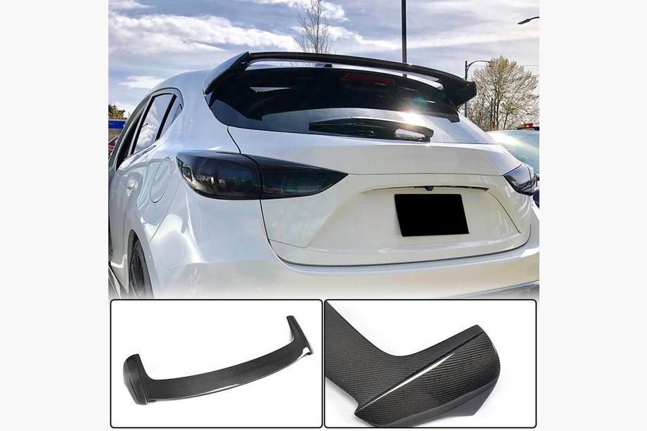 Mazda 3 2013–2019 Spoiler V1 (HB, karbon) Image