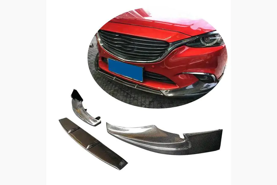 Mazda 6 2012–2024 Nástavec na přední nárazník Lip V1 (2017-2019, karbon) Image