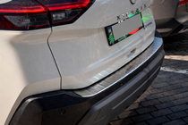 Nissan X-trail T33/Rogue 2022– Nerezová matná ochranná lišta zadního nárazníku Carmos (pro e-Power) fotografie 5