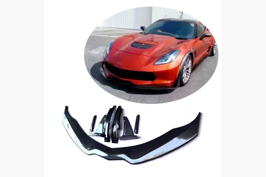 Chevrolet Corvette C7 2013–2019 Nástavec na přední nárazník Lip (2013-2017, karbon) Image