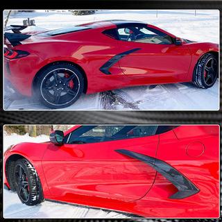 Karbonové nástavce na zadní blatníky (2019-2022, karbon) Chevrolet Corvette C8 2019– fotografie 4