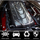 Chevrolet Corvette C8 2019– Kryt motoru (2019-2022, karbon) fotografie 2