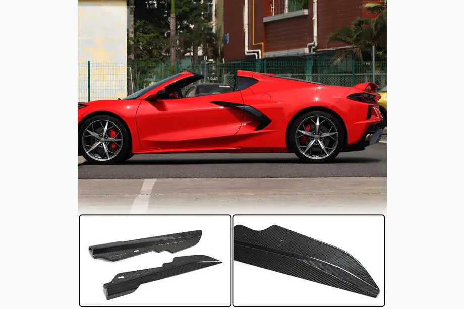 Chevrolet Corvette C8 2019– Boční prahy (karbon) Image