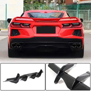 Difuzor zadního nárazníku V2 (2019-2022, karbon) Chevrolet Corvette C8 2019– fotografie 2