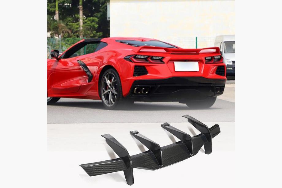 Chevrolet Corvette C8 2019– Difuzor zadního nárazníku V2 (2019-2022, karbon) Image