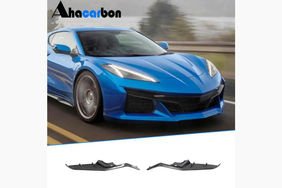 Chevrolet Corvette C8 2019– Karbonové nástavce na přední nárazník (pro Z06, 2020-2024) Image