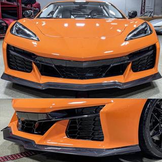 Přední lip spoiler na nárazník (pro Z06, 2020-2024, karbon) fotografie 2