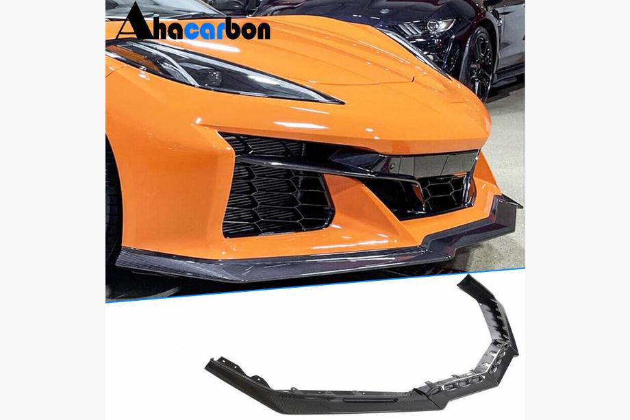 Chevrolet Corvette C8 2019– Přední lip spoiler na nárazník (pro Z06, 2020-2024, karbon) Image