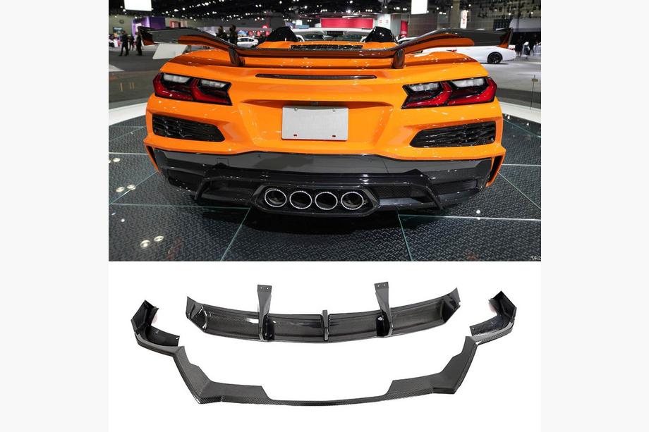 Chevrolet Corvette C8 2019– Difuzor zadního nárazníku (pro Z06, 2022-2024, karbon) Image
