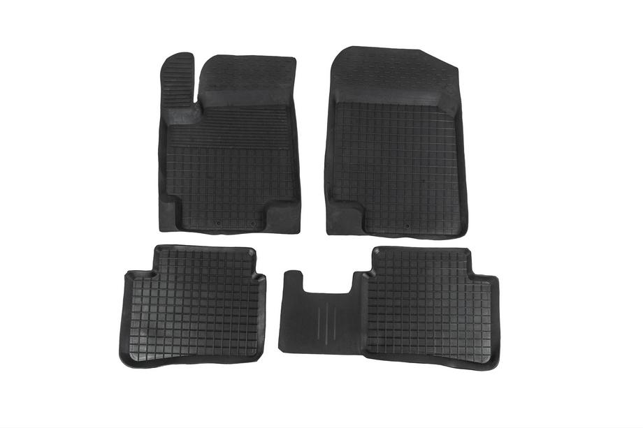 Hyundai Accent 2006–2010 Gumové koberce do auta s okrajem (4 ks, Polytep) Image