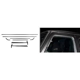 Karbonové kryty předních A-sloupků a střechy Mercedes třída G W465 2025– fotografie 2