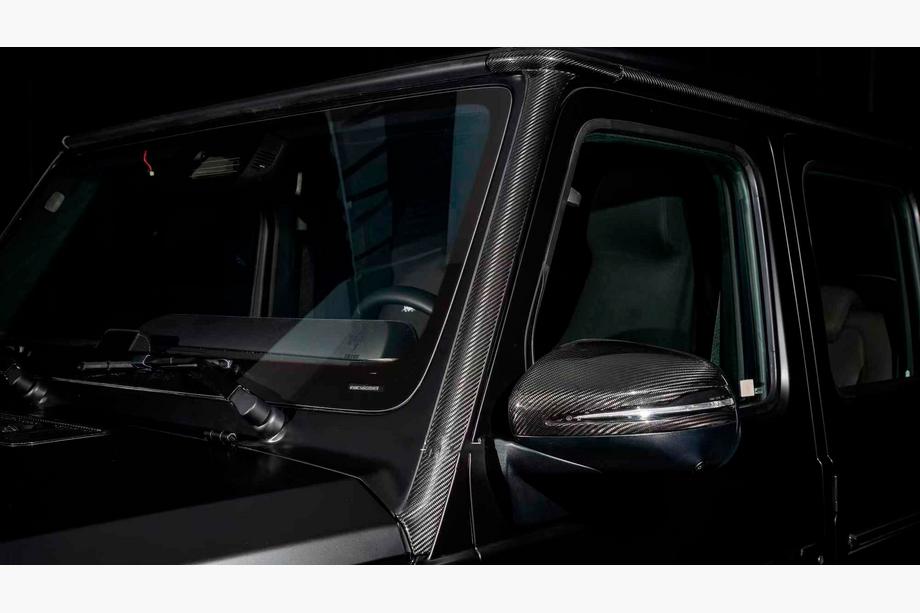 Mercedes třída G W465 2025– Karbonové kryty předních A-sloupků a střechy Image
