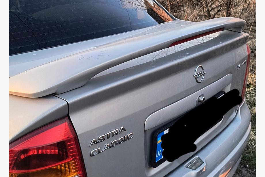 Opel Astra G Classic 1998–2012 Spoiler Sedan (k lakování) Image