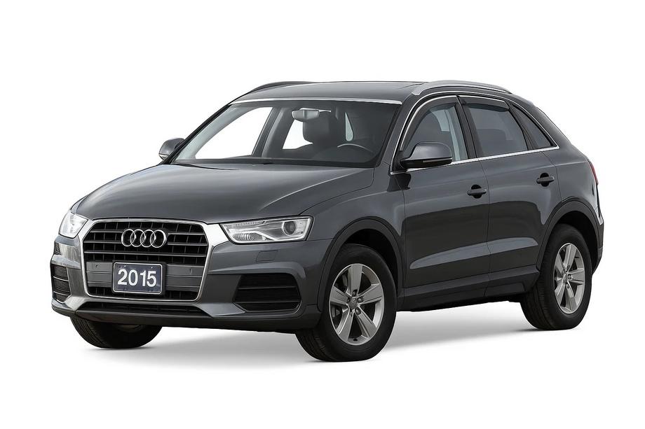 Audi Q3 2011–2019 Okenní deflektory s chromovanou lištou Niken Luxury (4 ks) Image