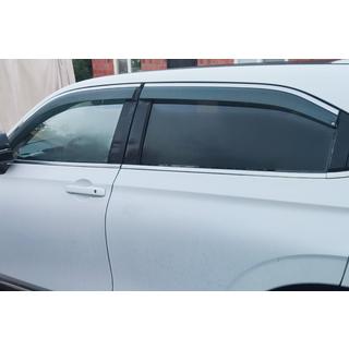 Okenní deflektory s chromovanou lištou Niken Luxury (EU/Asia, 4 ks) Honda eNS1 2022– fotografie 4