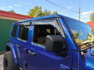 Jeep Wrangler 2018– Okenní deflektory Niken Luxury (4 ks) fotografie 4