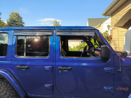 Jeep Wrangler 2018– Okenní deflektory Niken Luxury (4 ks) fotografie 1