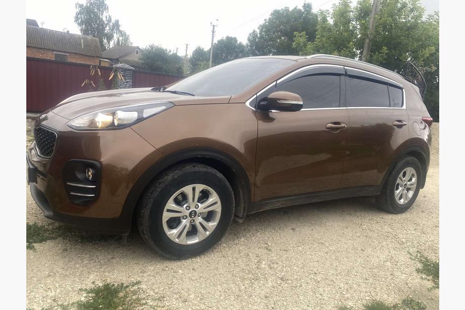 Kia Sportage 2015–2021 Okenní deflektory s chromovanou lištou Niken Luxury (4 ks) Image