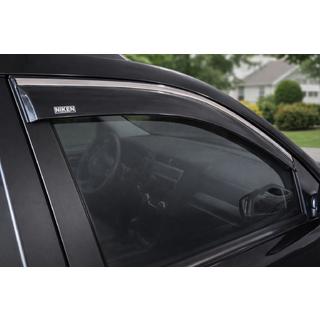 Okenní deflektory s chromovanou lištou Niken Luxury (4 ks) Kia Sportage 2004–2010 fotografie 3