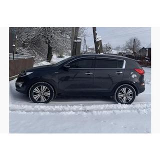 Okenní deflektory s chromovanou lištou Niken Luxury (4 ks) Kia Sportage 2010–2015 fotografie 1
