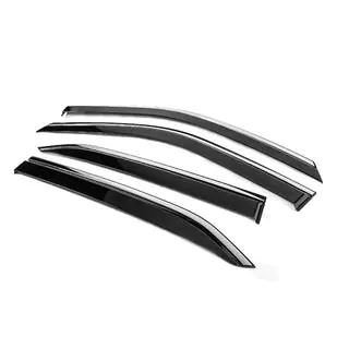 Okenní deflektory s chromovanou lištou Niken Luxury (4 ks) fotografie 2