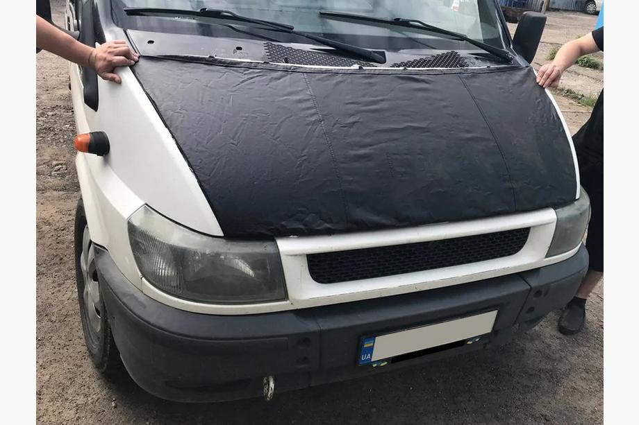Ford Transit 2000–2014 Bra na kapotu (2000-2006, koženka) Image