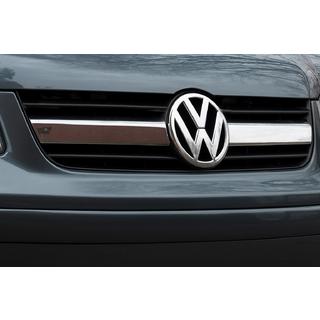 Nerezové lišty na střední mřížku (2 ks) Volkswagen T5 Transporter 2003–2010 fotografie 1