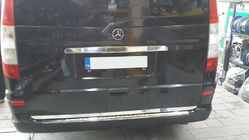 Mercedes Viano 2004–2014 Nerezová lišta na víko kufru fotografie 3