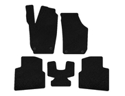 Skoda Roomster 2006–2015 Textilní autokoberce Deluxe (černé) fotografie 1