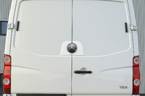 Mercedes Sprinter W906 2006–2018 Nerezový rámeček zadního loga fotografie 1