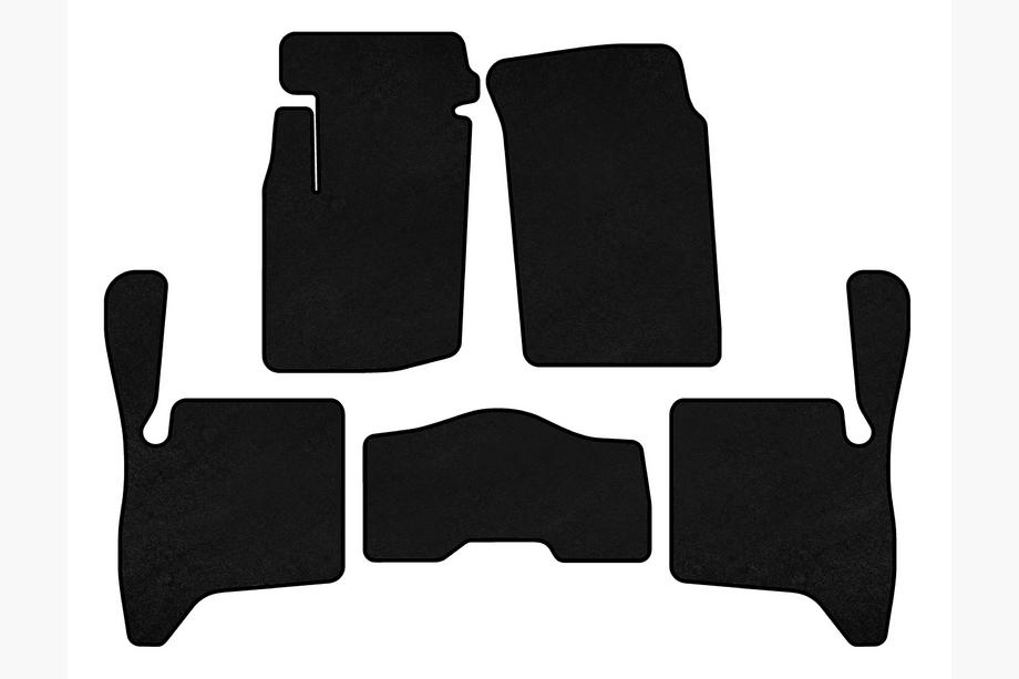 Suzuki Vitara 1998–2006 Textilní koberce Deluxe (3dveřové, černé) Image