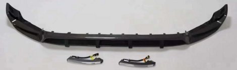 Mercedes G-Class W463 2018–2024 Lip spoiler předního nárazníku (pro G63 AMG, suchý karbon) fotografie 1